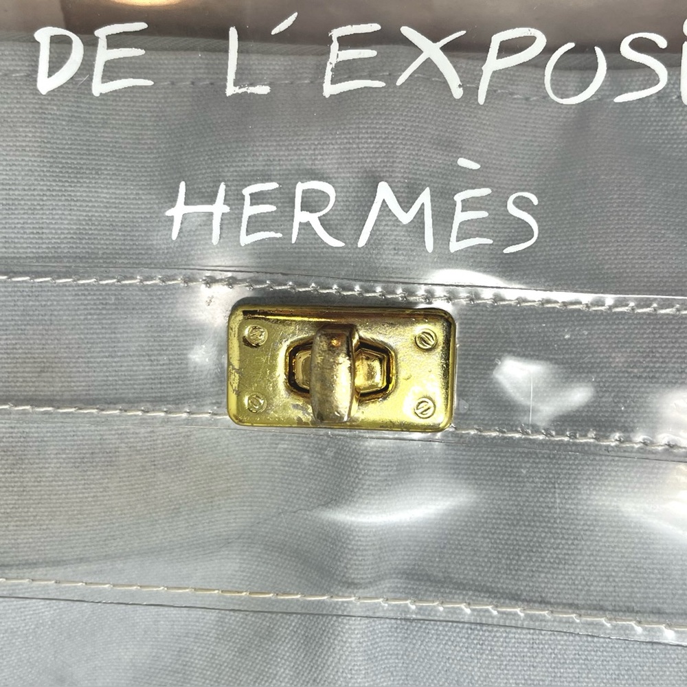 Hermes Clear Vinyl Kelly 40 Bag from 1997 Expo - Picture 2 of 14